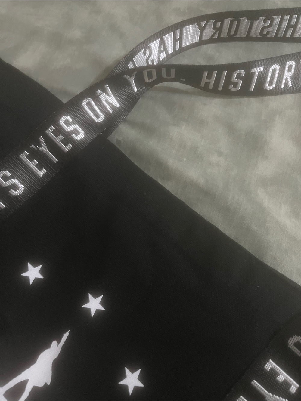 Hamilton 10th Anniversary Tote Bag Limited Edition HamilTEN History Eyes You NEW - Picture 4 of 9